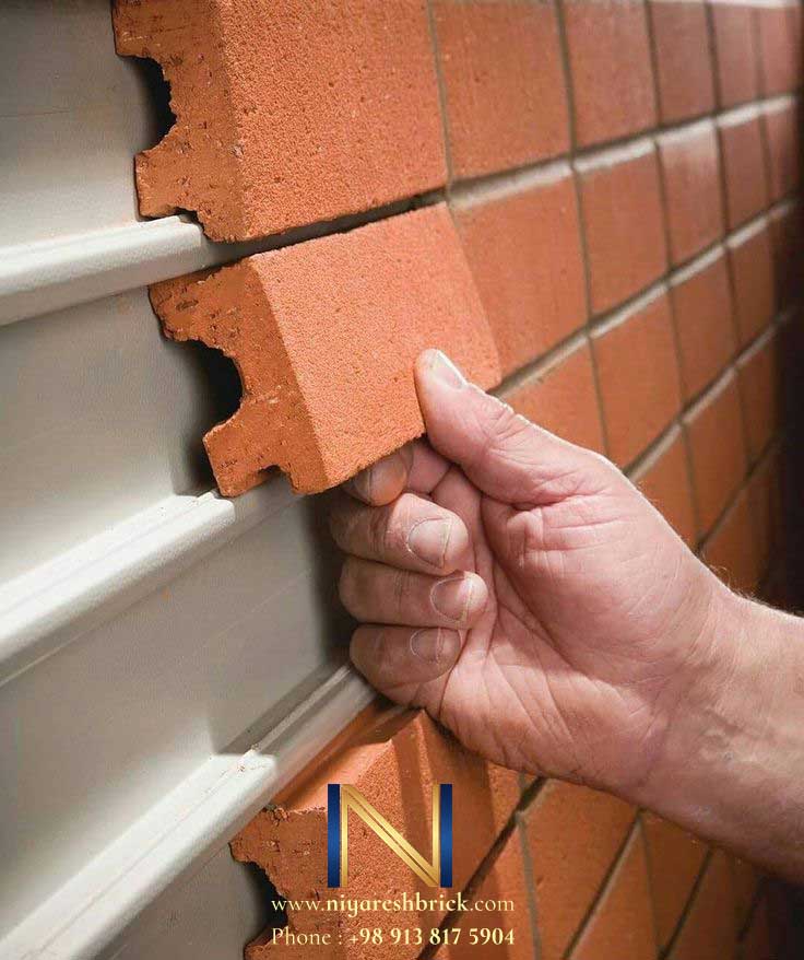 اجرای آجر نما به روش خشک