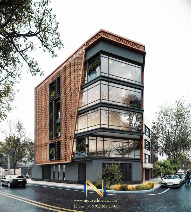 نمای ساختمان جدید ایرانی