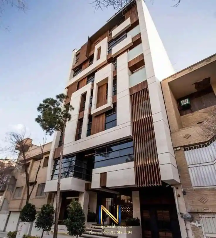 نمای ترکیبی سنگ و آجر نسوز | ترکیب خاص، مقاوم و چشم نواز 7 سنگ ساختمانی و آجر نما