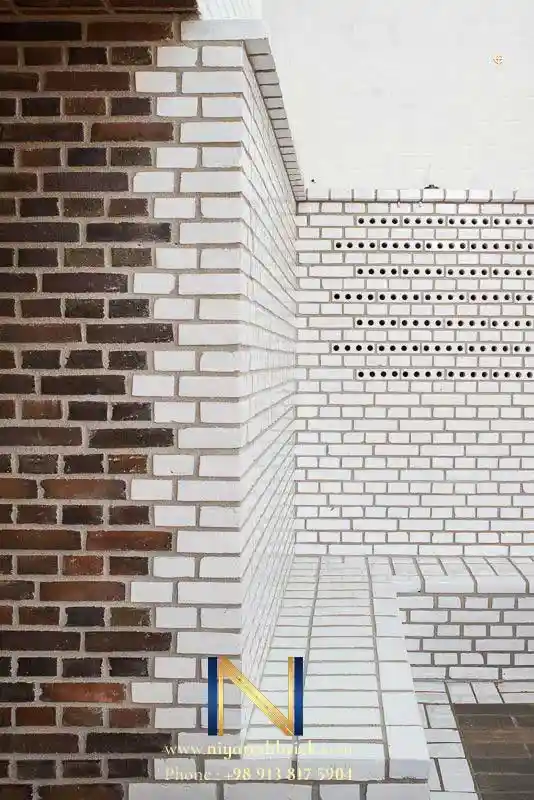 ترکیب رنگ در آجر نما نسوز سفید