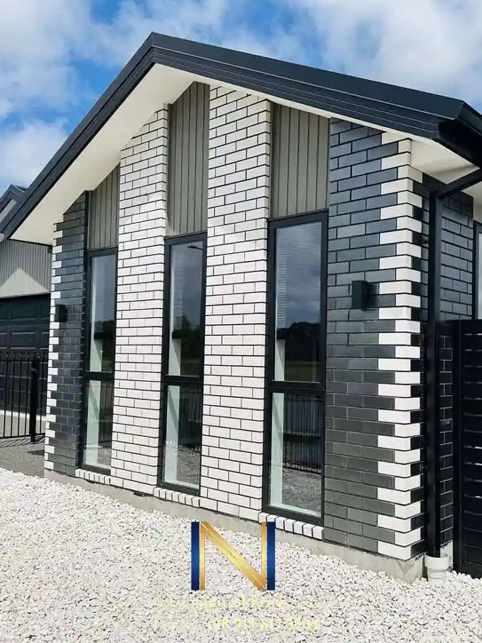 تضاد رنگ در نمای ساختمان