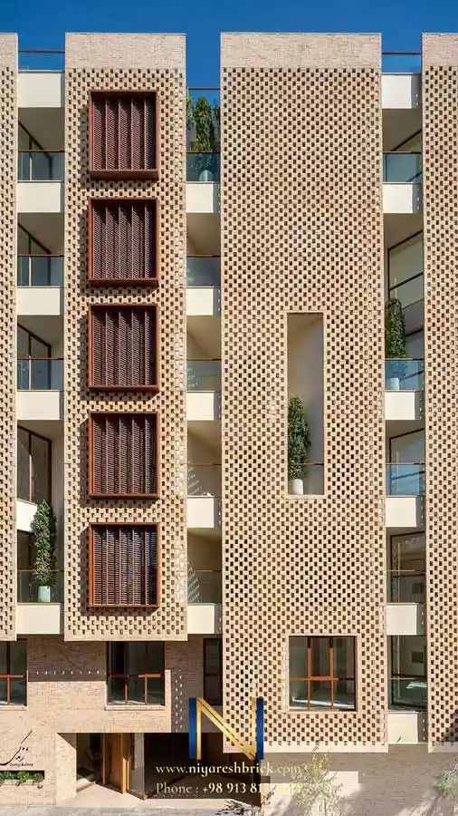 نمای ترکیبی سنگ و آجر نسوز | ترکیب خاص، مقاوم و چشم نواز 2 ترکیب سنگ و آجر نسوز در نما