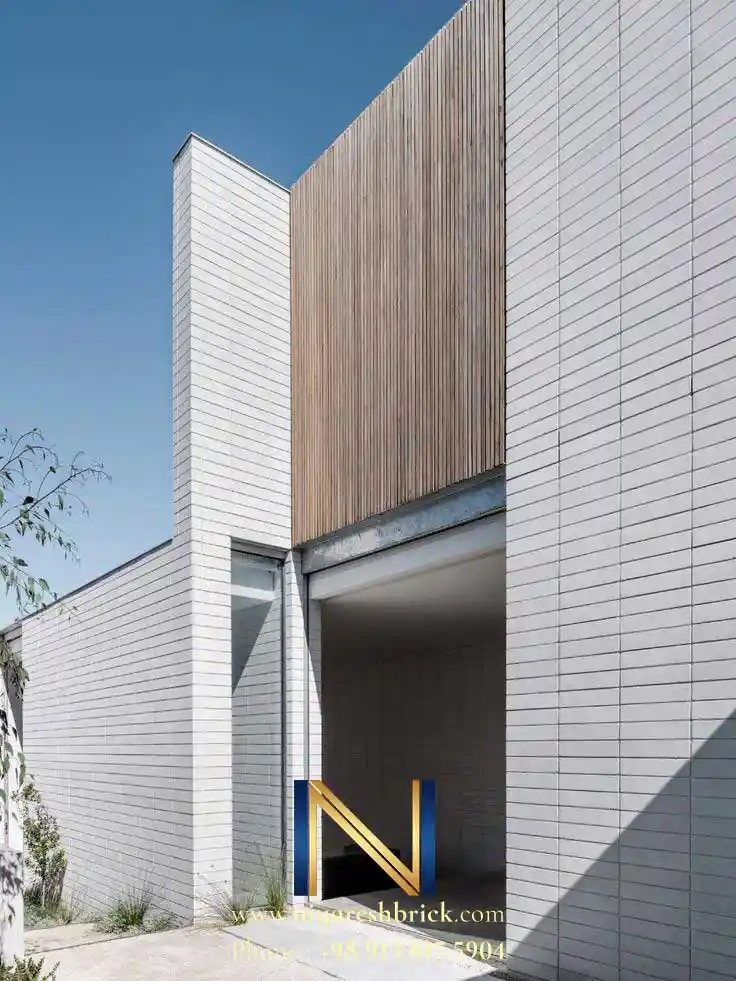 آجر تایل سفید در نما