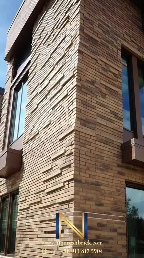 ترکیب آجر شاموتی با دیگر مصالح